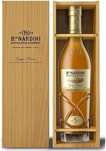 NARDINI GRAPPA RISERVA 5 ANNI 70 CL SELEZIONE BORTOLO NARDINI IN ASTUCCIO