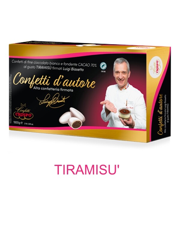 CONFETTI D AUTORE ALLA MANDORLA TOSTATA TIRAMISU 1 KG