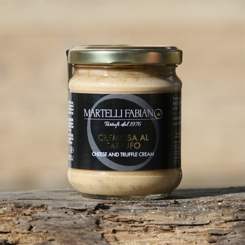SALSA AL TARTUFO - CREMOSA AL TARTUFO GR.180 - CHEESE AND TRUFFLE