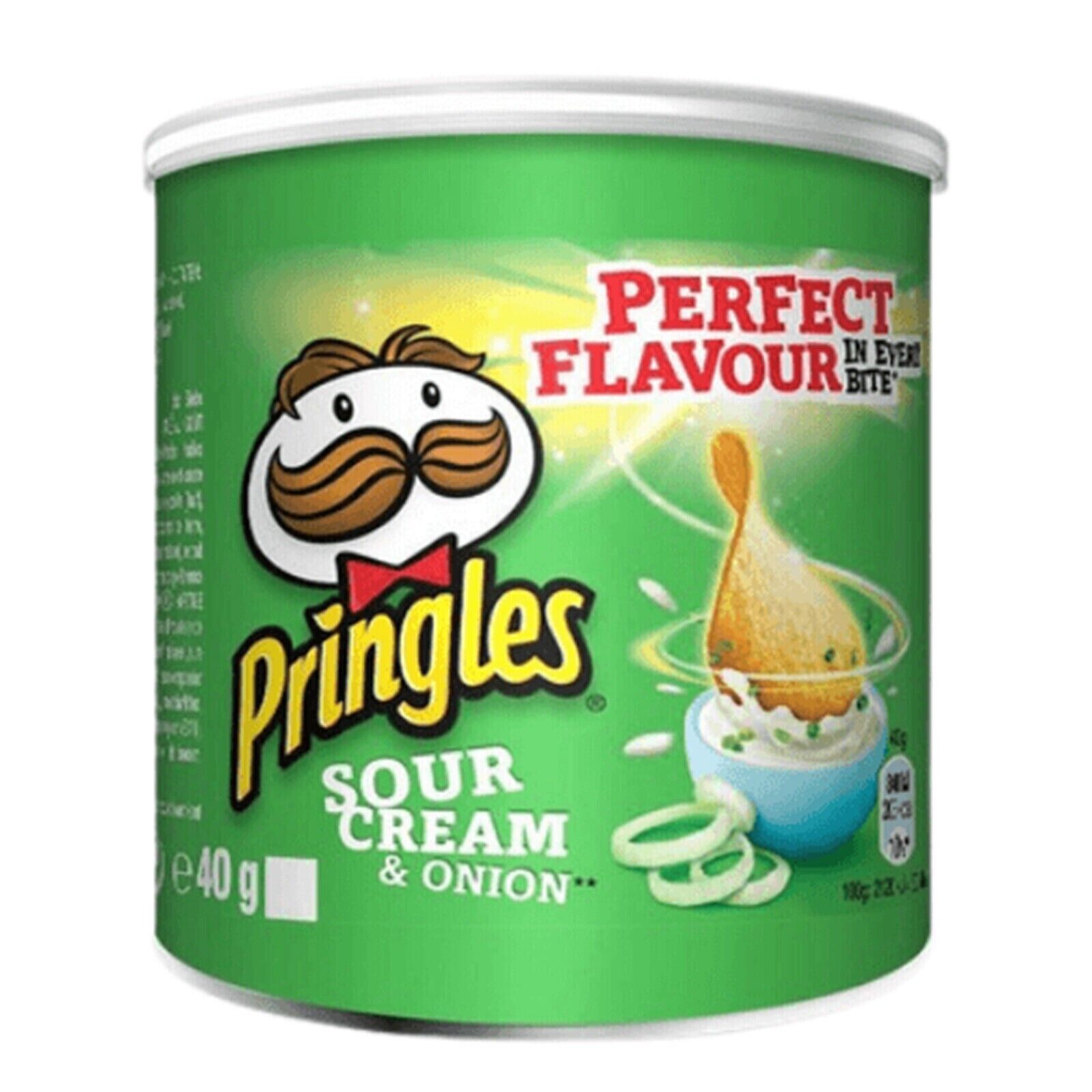 Pringles Sour Cream & Onion 12 Tubi da 40 grammi
