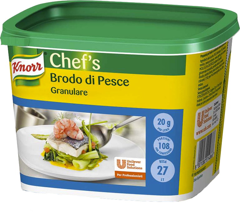 BRODO DI PESCE GRANULARE FOOD SERVICE GR.550 KNORR