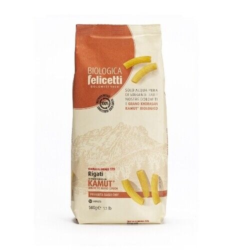 FELICETTI PASTA RIGATI BIO KAMUT N°179  gr 500
