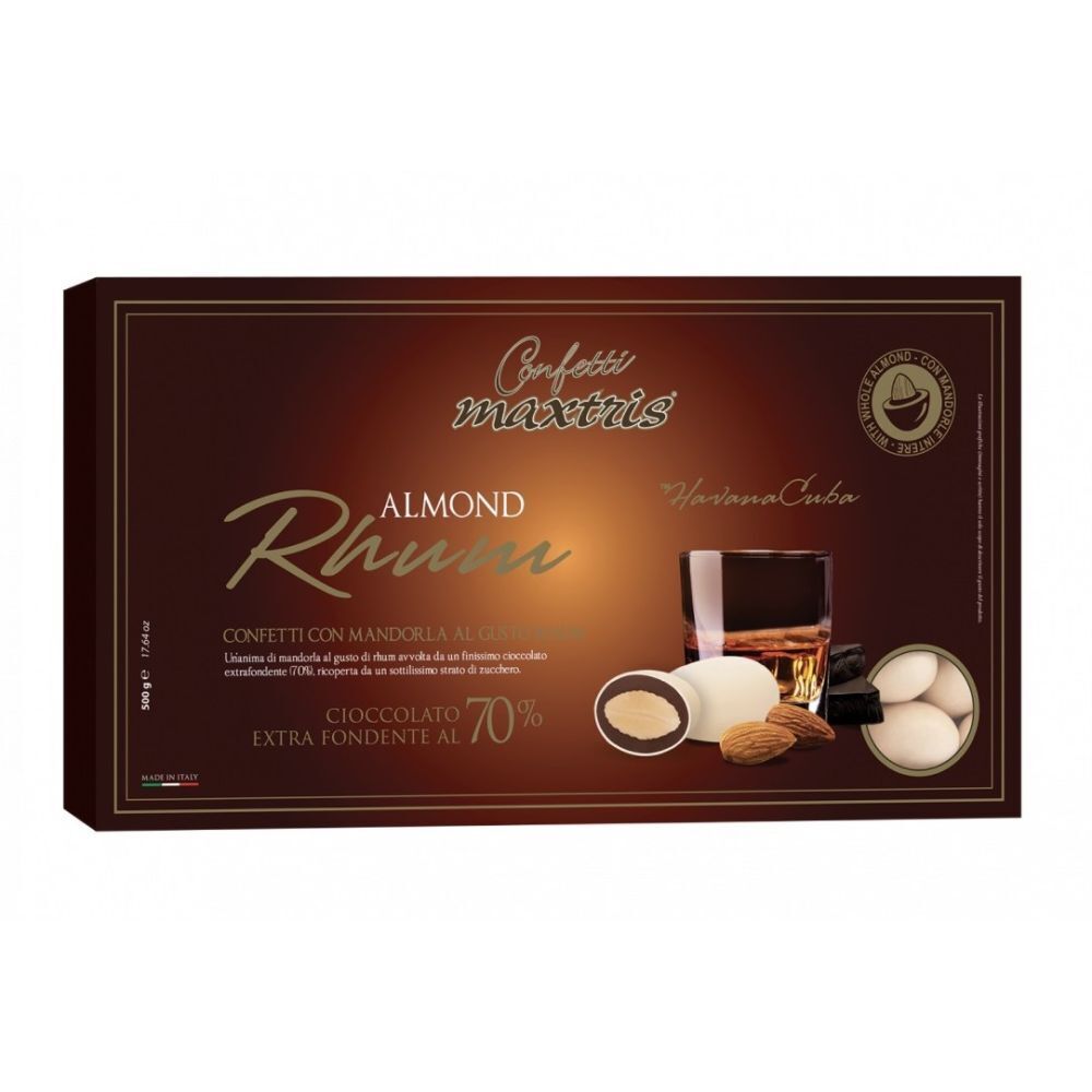 CONFETTI MAXTRIS 500 g. ALMOND RHUM 18NN