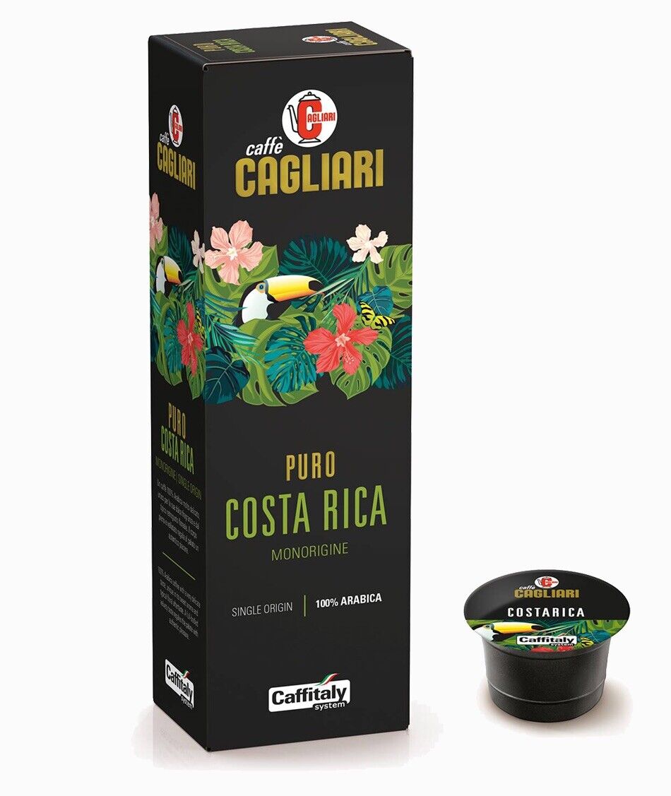 100 Capsule Caffè Caffitaly Cagliari MONORIGINE COSTA RICA - Capsule Originali