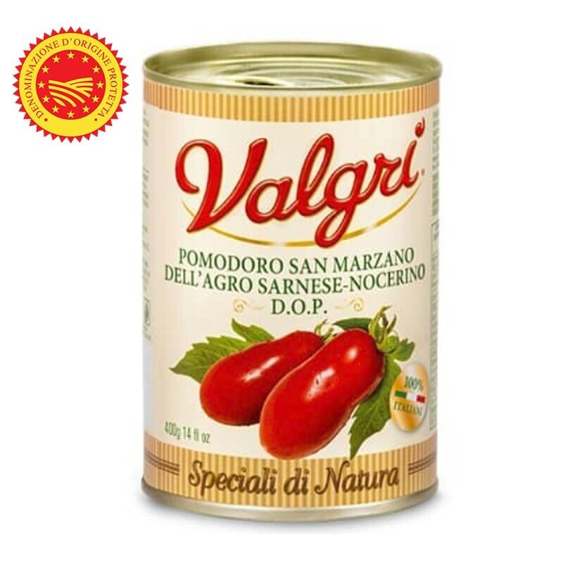 POMODORI PELATI "SAN MARZANO D.O.P." Gr. 500 Valgrì