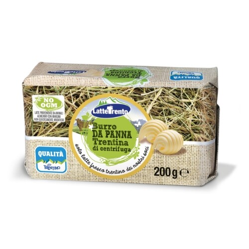 BURRO DI PANNA TRENTINA NO OGM  200 gr