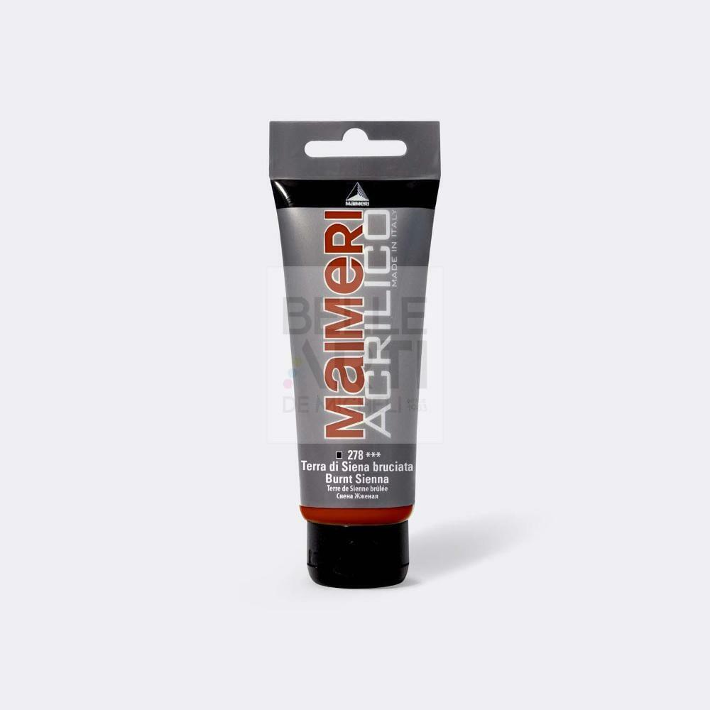 COLORE ACRILICO SERIE AM DA 75 ML. 278 TERRA DI SIENA BRUCIATA