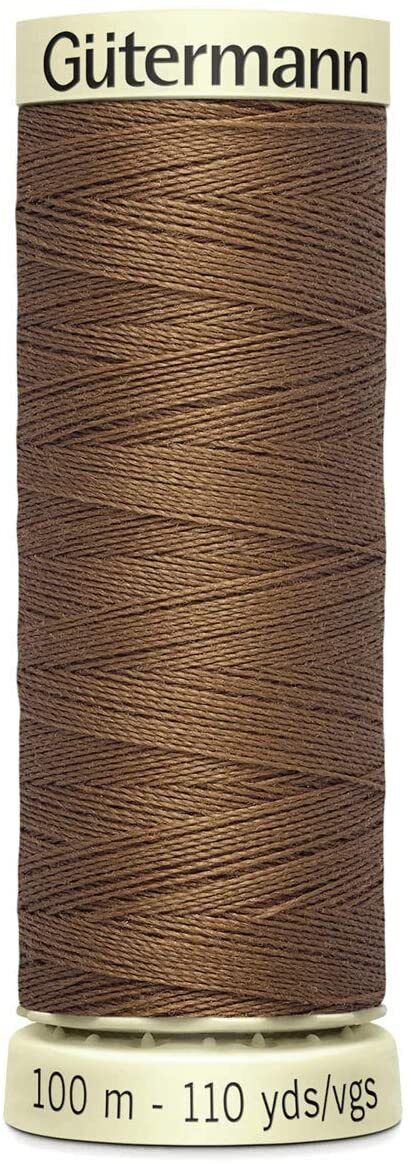 GUTERMANN CUCITUTTO FILO 100MT IN 100% POLYESTERE COL. 124 CAMMELLO