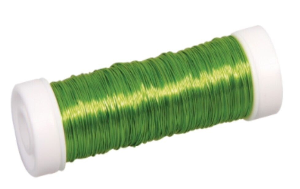 RAYHER - FILO METALLICO PER BIGIOTTERIA 0,3MM 50MT - COLORE VERDE CHIARO
