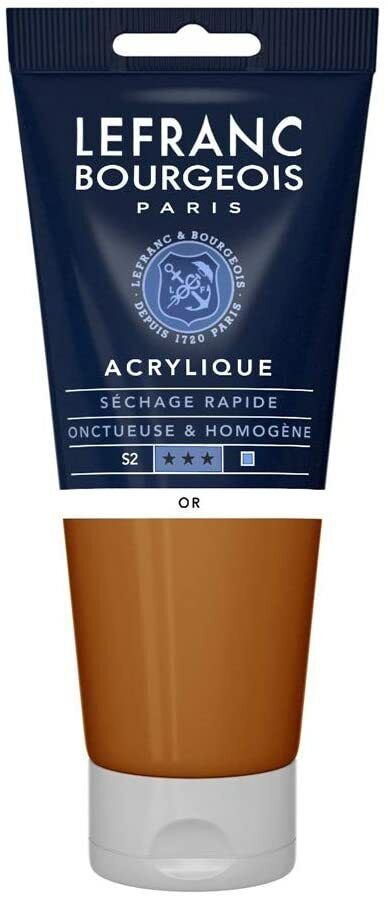 Lefranc Bourgeois Acrilico Fine 300366 Oro (Gold) 200 ml