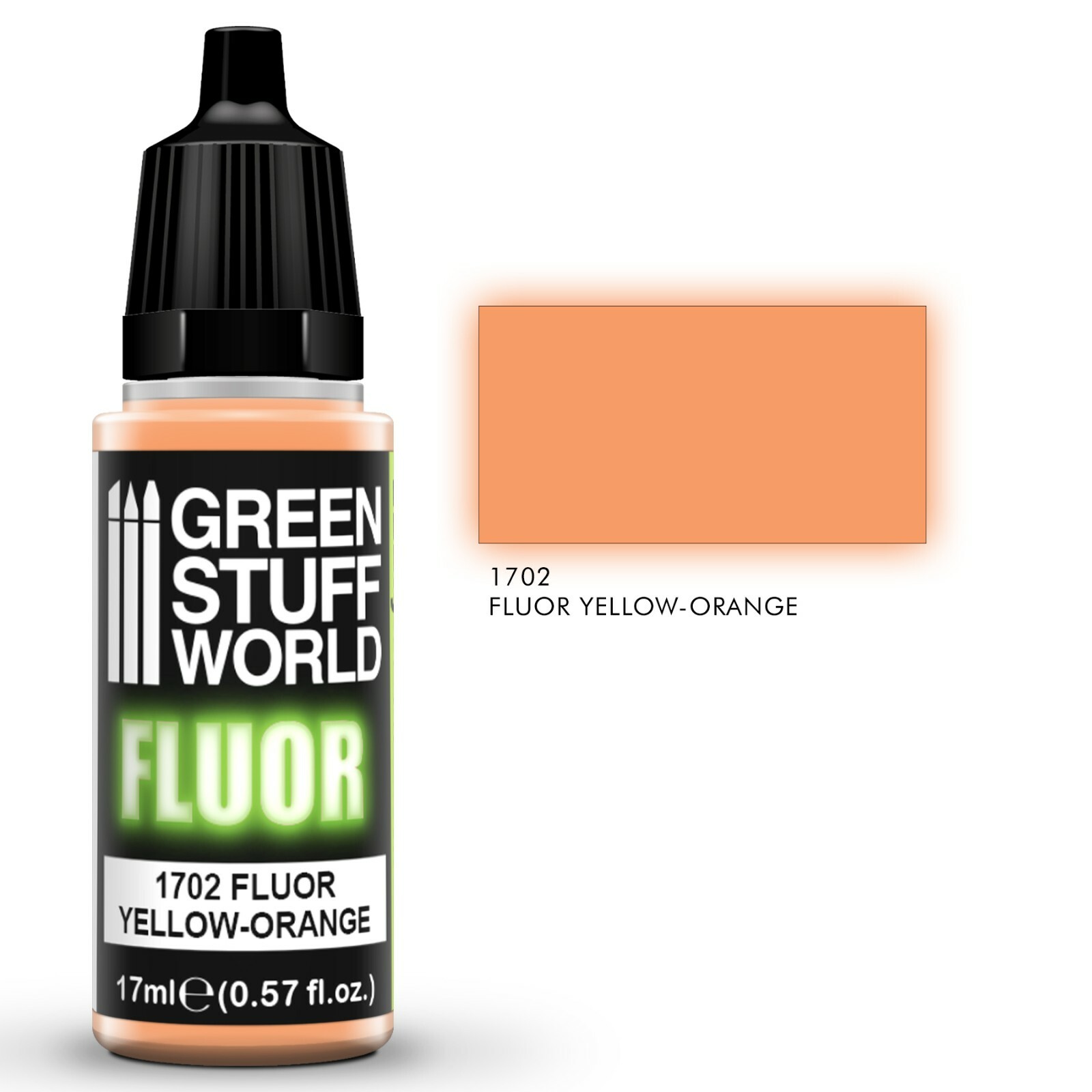 Pittura FLUOR MANGO - Aerografo Pennello Acrilico Vernice Intenso e Luminoso