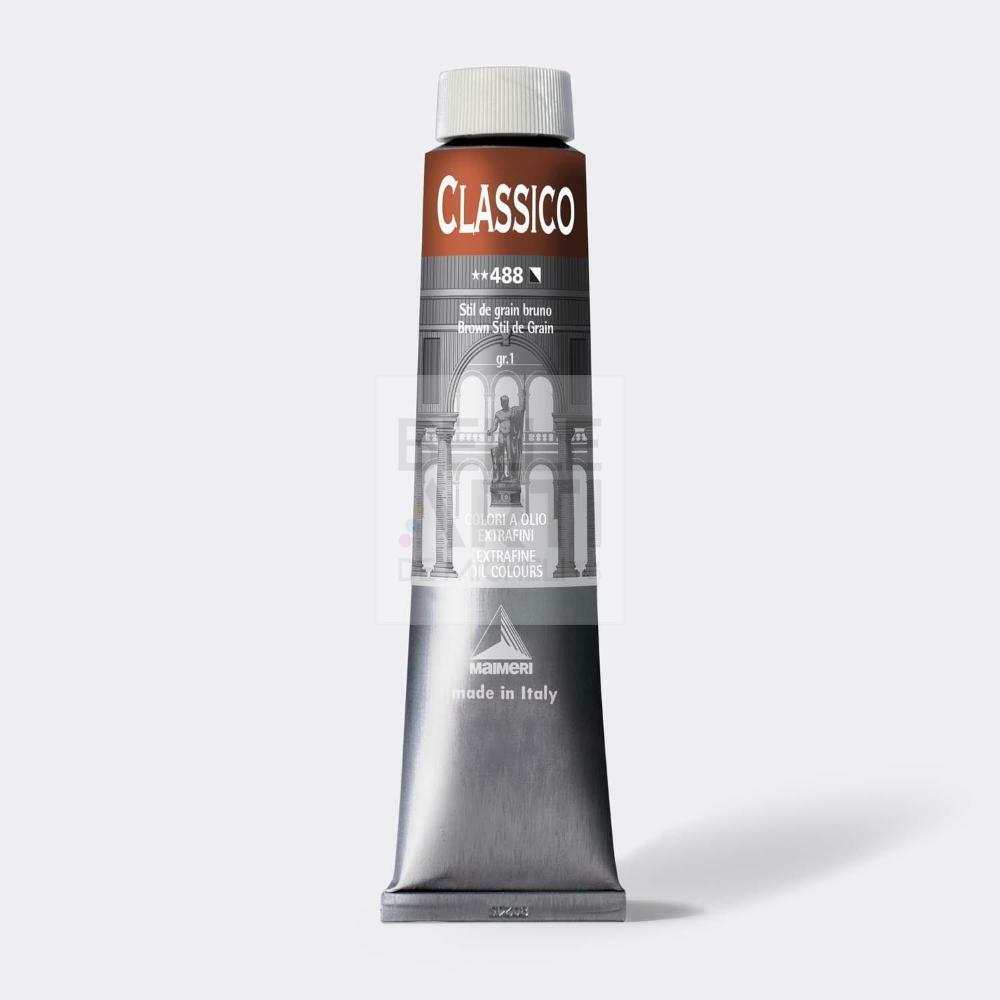 COLORE AD OLIO SERIE CLASSICO DA 200 ml. 488 STIL DE GRAIN BRUNO