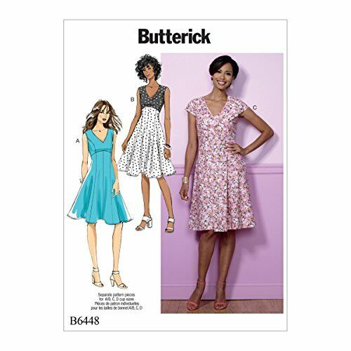 Butterick Patterns Butterick pattern 6448 E5, cartamodello per abiti da (f4f)