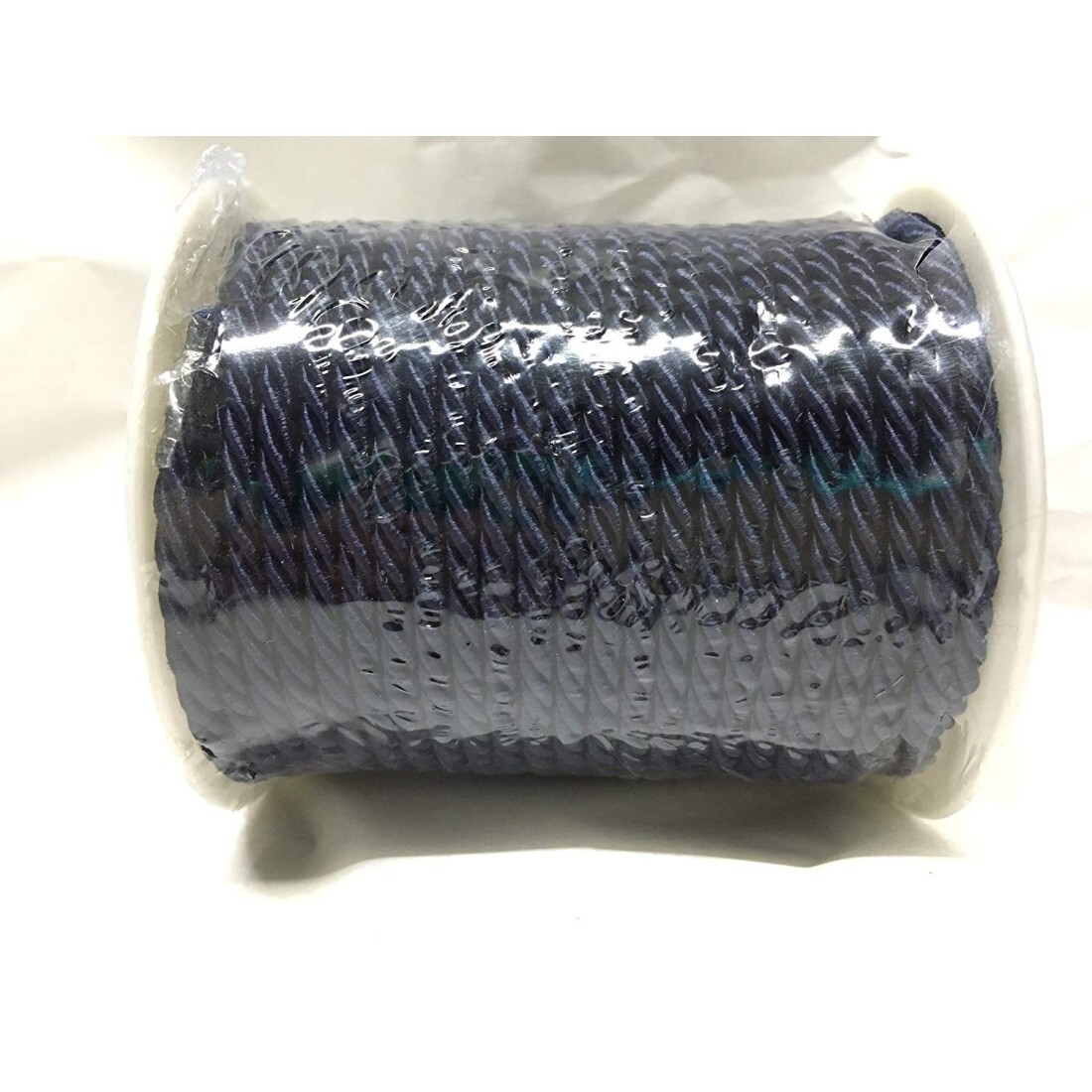 CORDONCINO CORDA CORDINO VISCOSA 3 CAPI DIAMETRO 3 MM ROTOLO DA 25 METRI | BLU