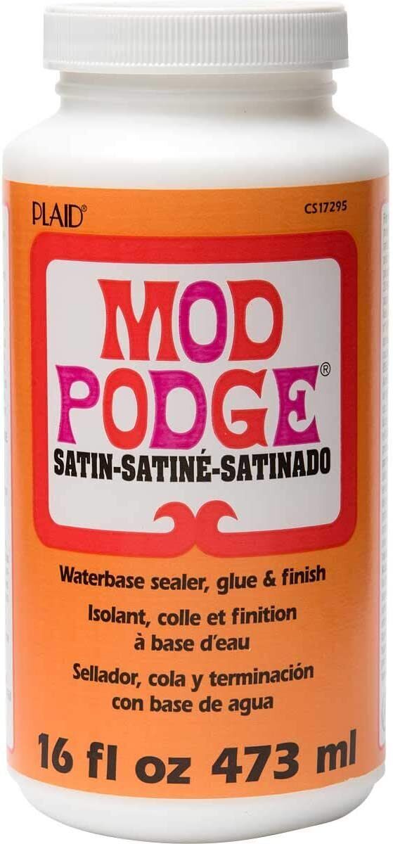 MOD Podge Satin Colla Finitura satinata 473 ml per DECOUPAGE SCRAP Glue