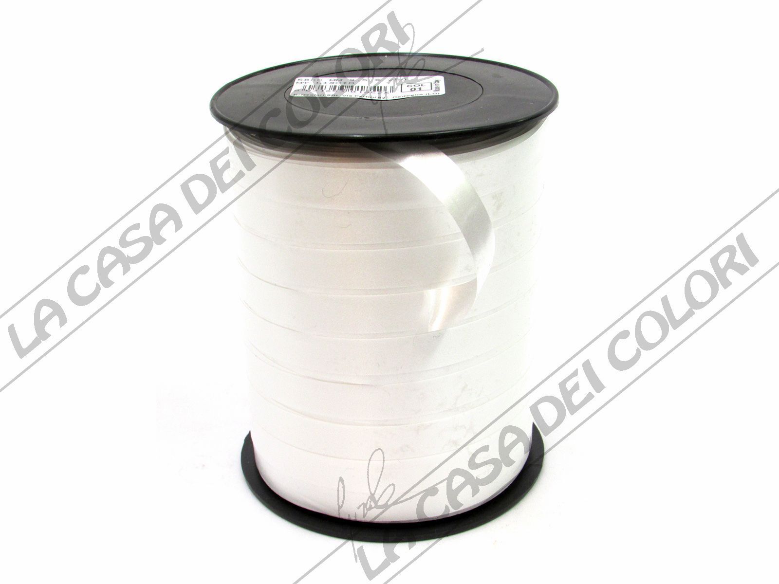 NASTRO SPLENDENE - LARGHEZZA 10 mm - COLORE BIANCO - ROCCHETTO 250 m