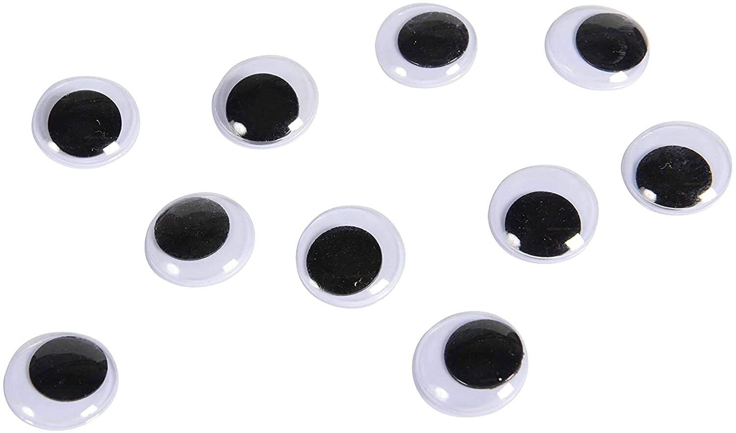 RAYHER - 10 PEZZI - OCCHIETTI MOBILI DI PLASTICA 10MM PER DECORAZIONI - COLOR...