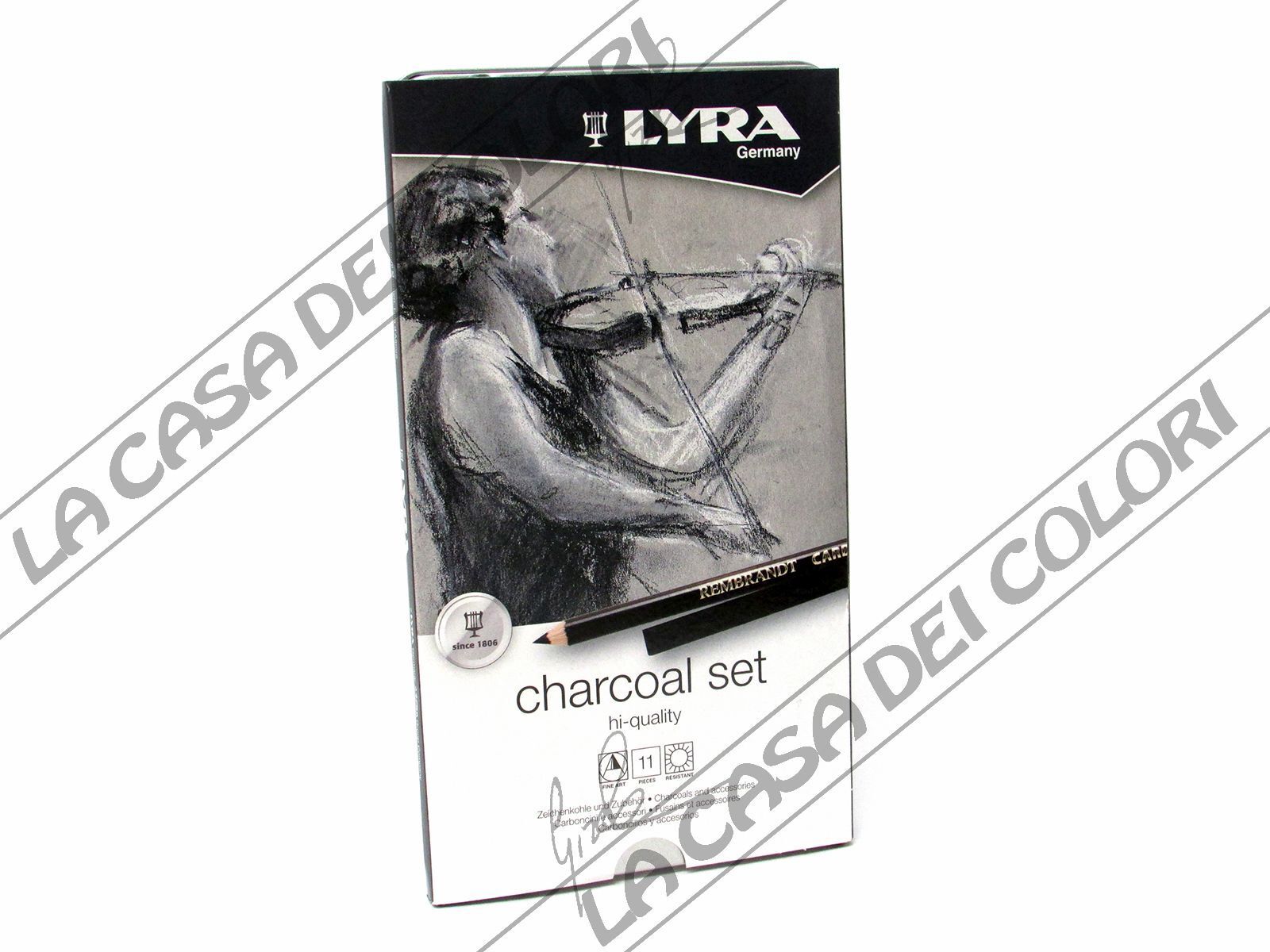 LYRA REMBRANDT - CHARCOAL SET - SET PER DISEGNO MONOCROMO