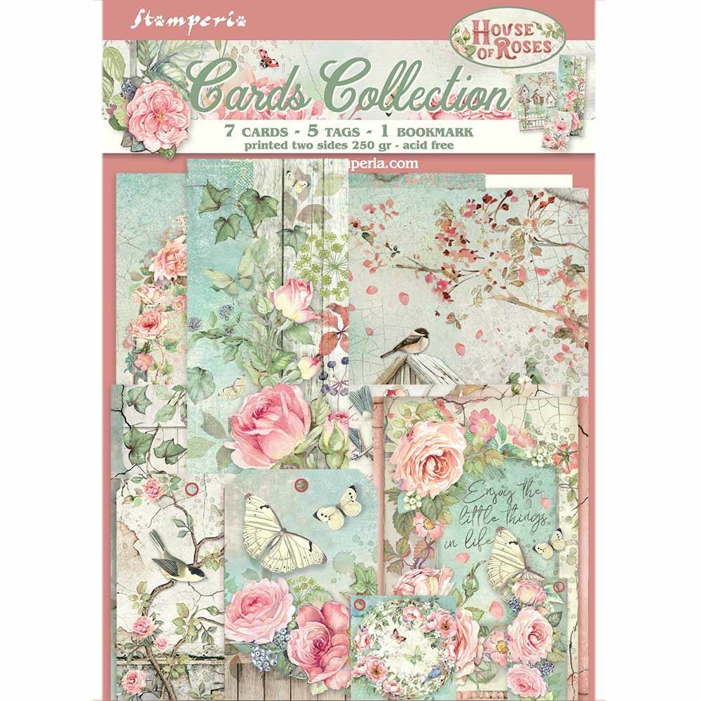 Cards Collection House of Roses Stamperia