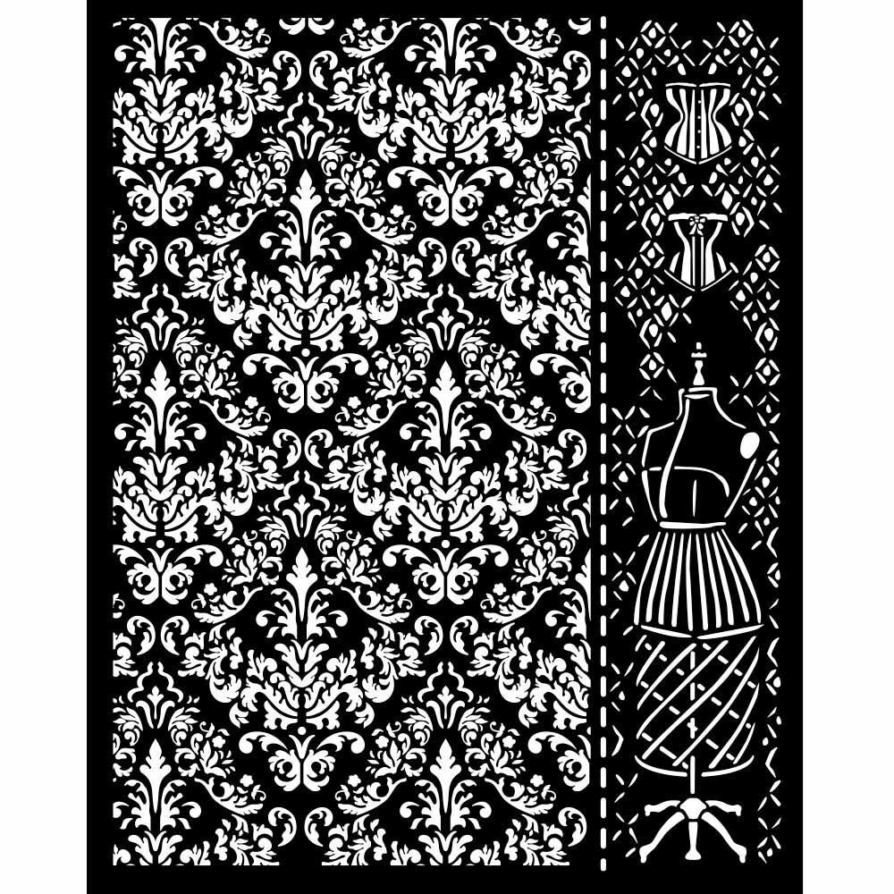 Stencil Brocante Antiques manichino