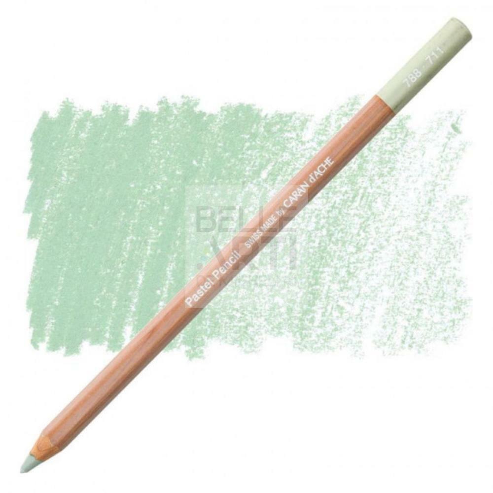 MATITE COLORATA SECCA " PASTEL PENCILS " CARAN D'ACHE 711 TERRA VERDE