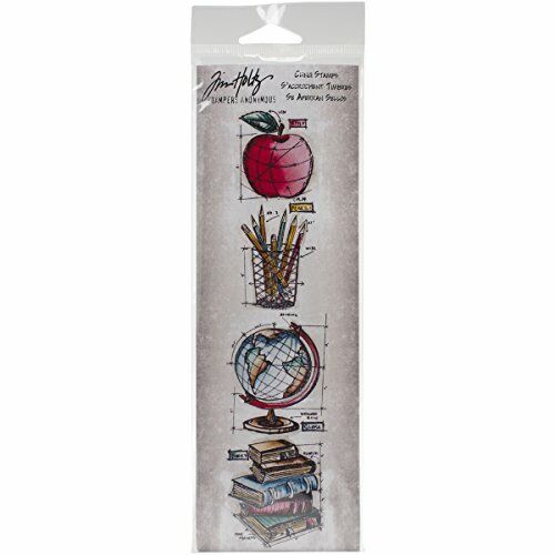 Stampers Anonymous_AGW Schoolhouse Mini Blueprints Strip, Grigio (L5r)