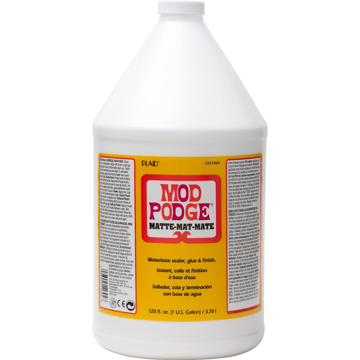MOD Podge Matte Colla Finitura opaca 3,78 litri per DECOUPAGE SCRAP Glue