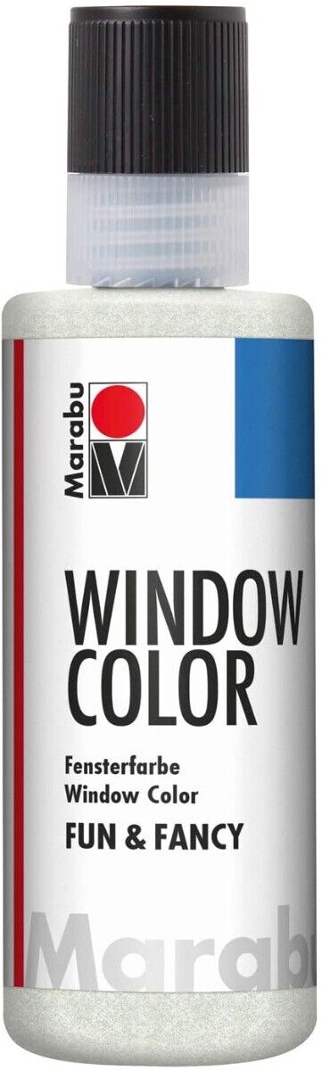 MARABU - "FUN&FANCY" COLORE A BASE D'ACQUA PER VETRI 8OML - COLORE GLITTER AR...