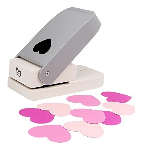 Perforatrice Power-Jumbo, a forma di cuore, grande, extra resistente, per (i8r)