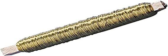RAYHER - 100gr - FILO IN METALLO PER FIORISTA SFUSO Ø 0,55MM - COLORE ORO