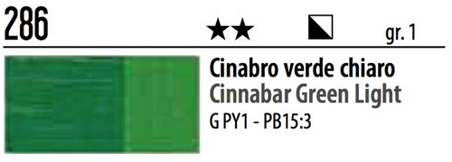 C CINABRO VERDE CHIARO 60ML - col. olio CLASSICO Maimeri