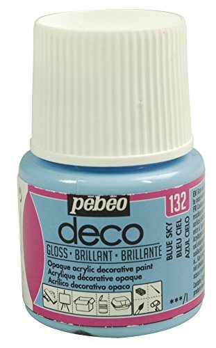 Pebeo Deco Bright Paint, cielo blu, 45 ml (S2T)