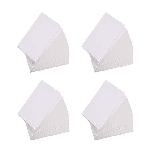 NBEADS 100pcs Carta Bianca Gioielli orecchino Display Card, 90 MM di (i6d)
