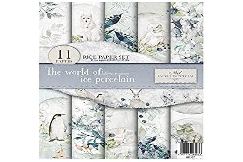 ITD Collection Carta di Riso, Multicolore (The World of Ice Porcelain), (M5m)
