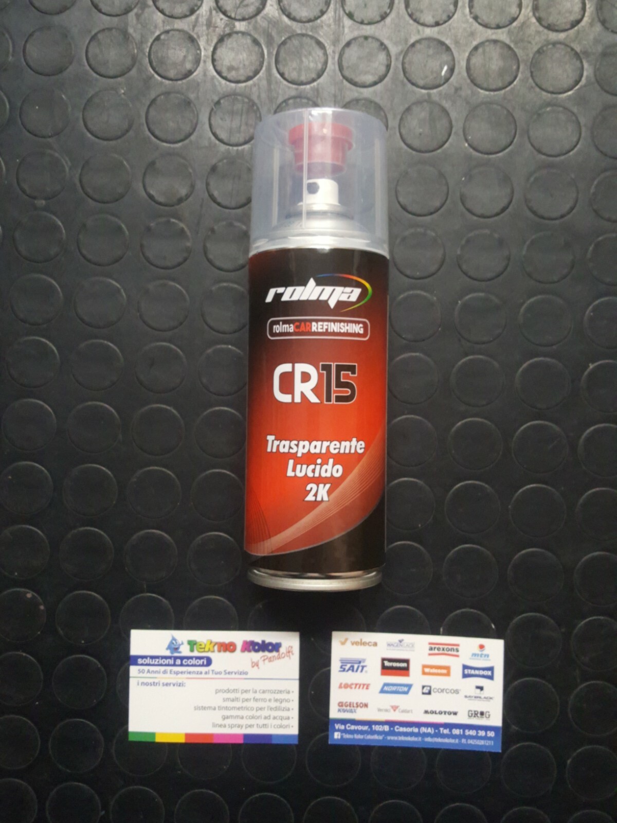 SPRAY TRASPARENTE LUCIDO BICOMPONENTE CR 15 - ROLMA -