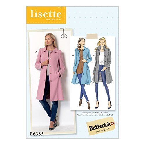 Butterick Patterns Butterick Pattern 6385 A5 – Cartamodello per (Y8c)