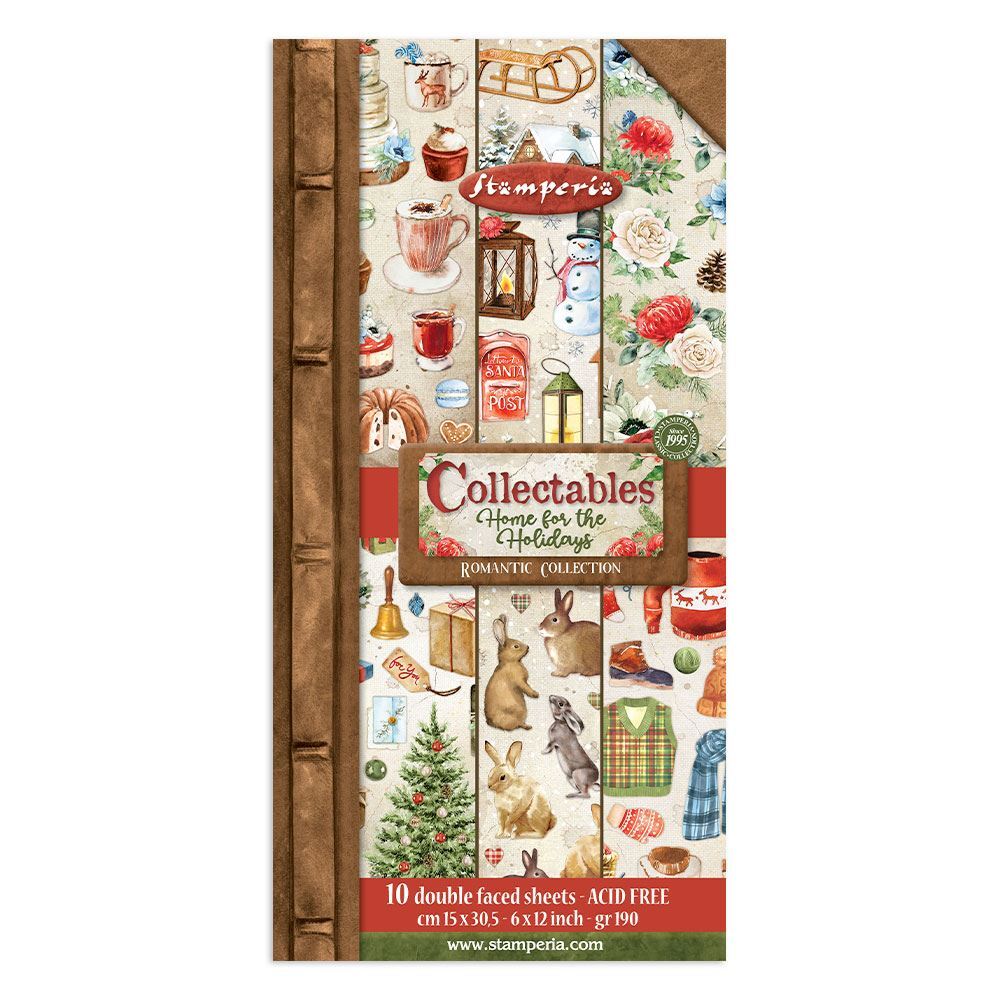 Blocchi Di Carte Collectables Romantic Home For The Holidays Stamperia
