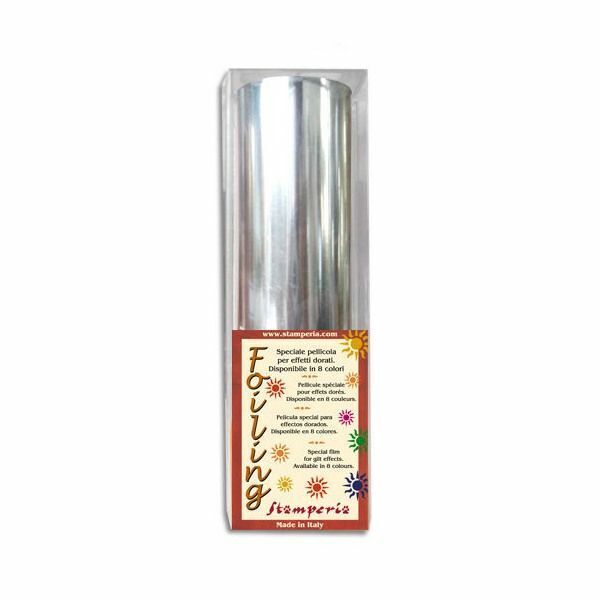 Foiling Argento - Pellicola by Stamperia da applicare con colla per doratura