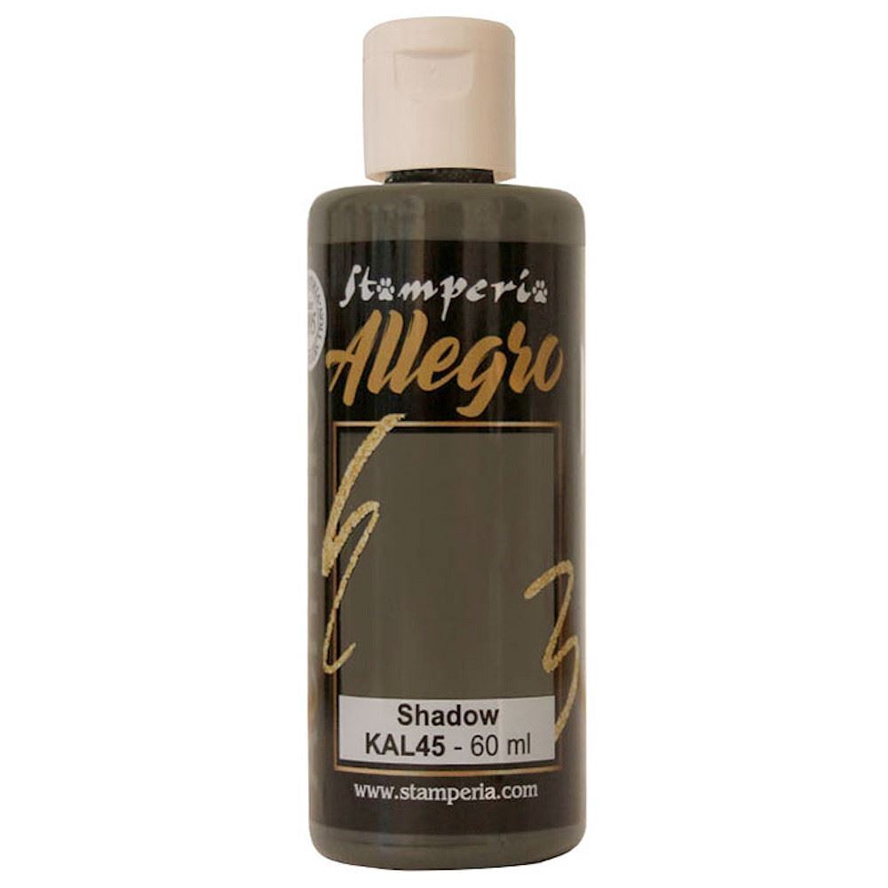 Colore acrilico Ombra ml 59 - Colori acrilici Allegro by Stamperia
