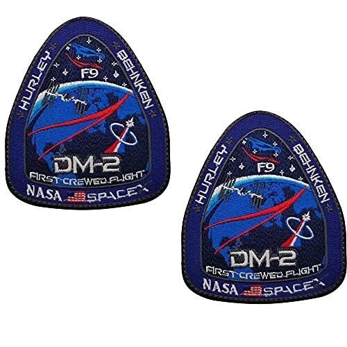 Toppa tattica tattica della NASA Spacex F9 DM-2 Mission Patches Morale (M5Z)