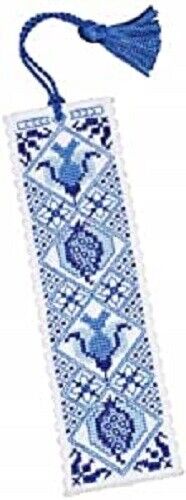 Delft Blu Segnalibro Kit Punto Croce Textile Heritage