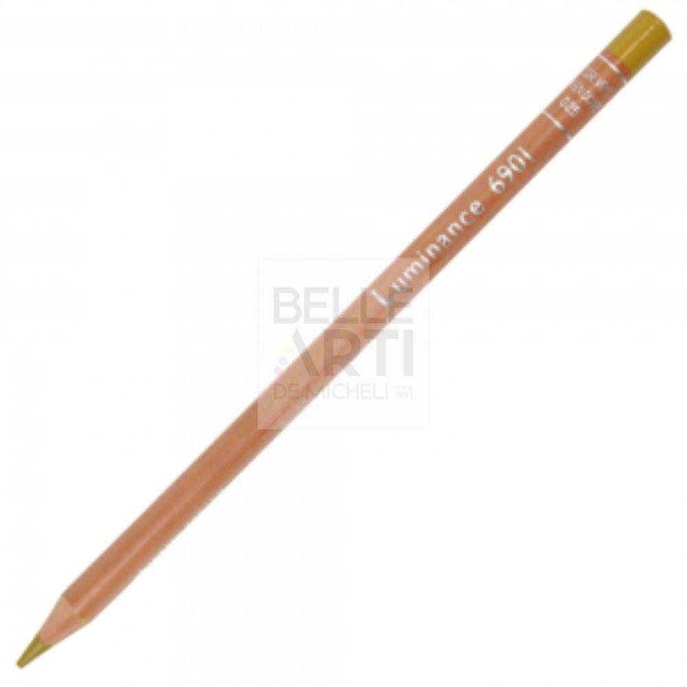 MATITA COLORATA LUMINANCE RESISTENTE ALL'ACQUA CARAN D'ACHE 025 VERDE OCRA