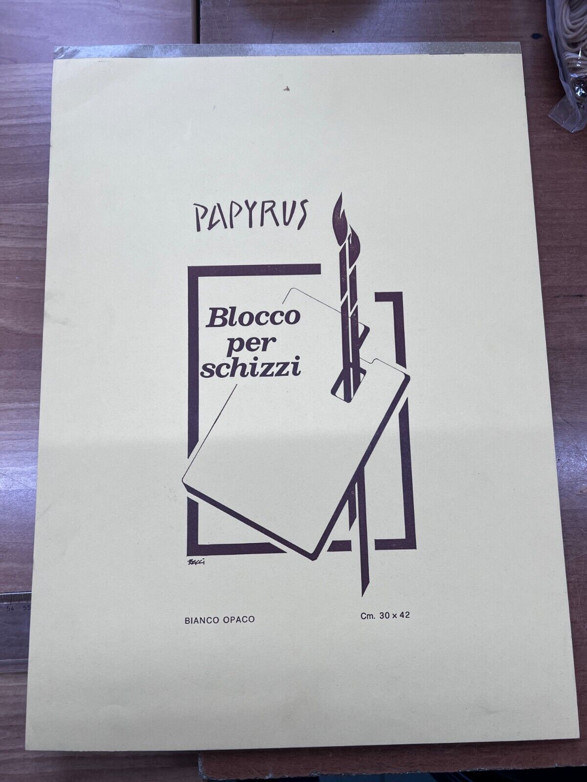 Blocco schizzi disegno bianco opaco formato 30x42 papyrus 40fg