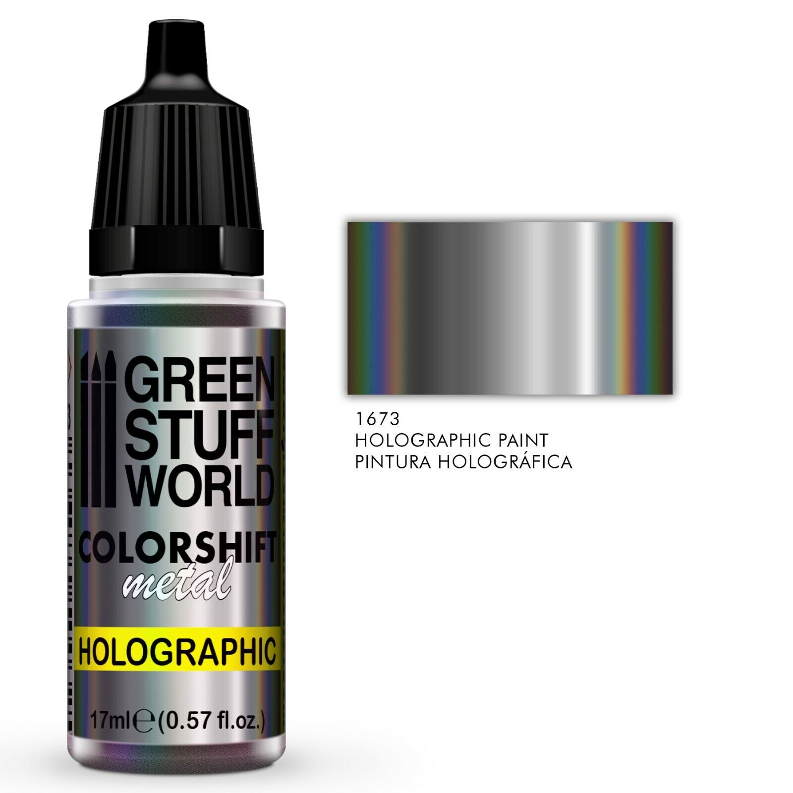 Pittura olografica - Aerografo Arcoiris Vernice Intenso e Luminoso GSW