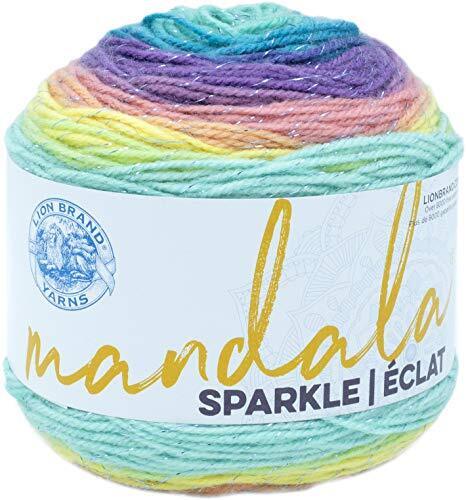 Lion Brand Yarn Mandala Sparkle Filato, Serpens (r0f)