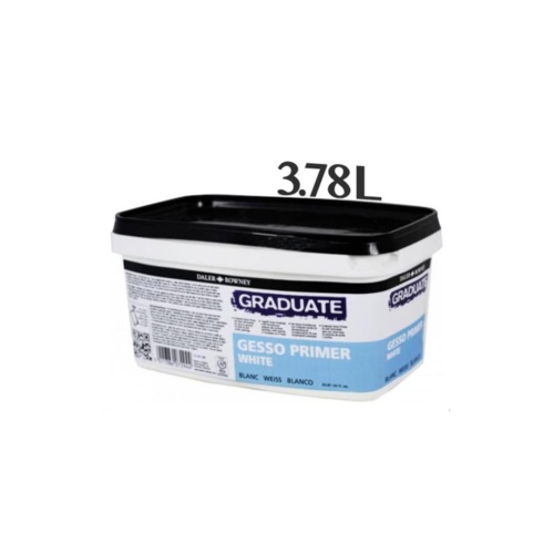 Gesso primer bianco GRADUATE DALER ROWNEY  pittura dipingere bellearti 3,78 lt