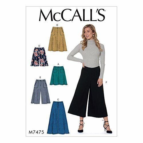 McCall' s Patterns gonne da donna, corti e culottes,, taglie (h3o)