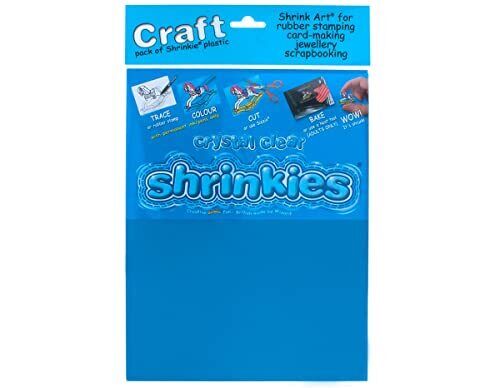 A4 Crystal Clear Shrink Plastic Sheets - Shrink Art Craft Pack (Q7N)