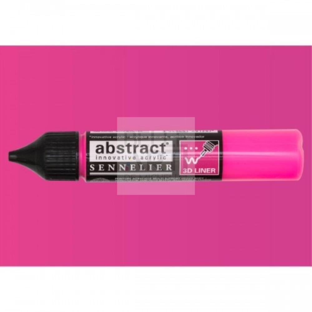 LINER ABSTRACT 654 ROSA FLUORESCENTE - ACRILICO A SPESSORE 27 ML