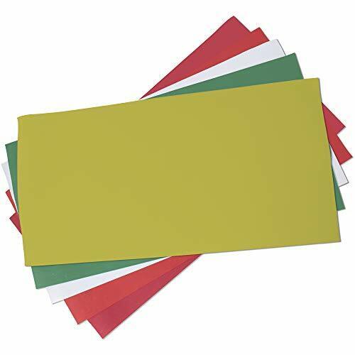 Sizzix 664674-Sculpting, 5 Fogli, 30,5 x 61 cm Foam, Multicolore, Taglia (i0B)